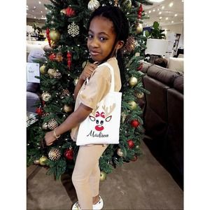 Personalized Christmas Tote Bag